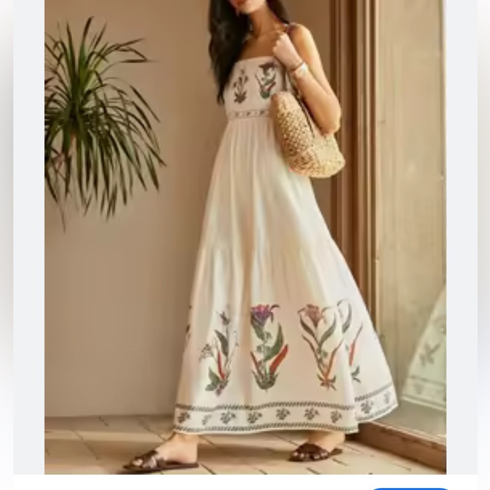 Comence  Women’s Floral Maxi Dress. Cottage core, gypsy spring, summer flowy